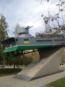 Крейсер в степях Украины